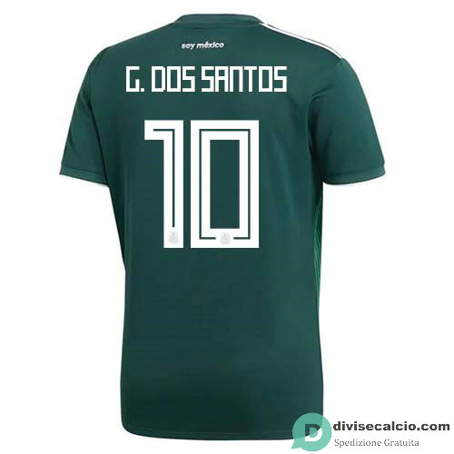 Maglia Messico Gara Home 10#G.DOS SANTOS 2018