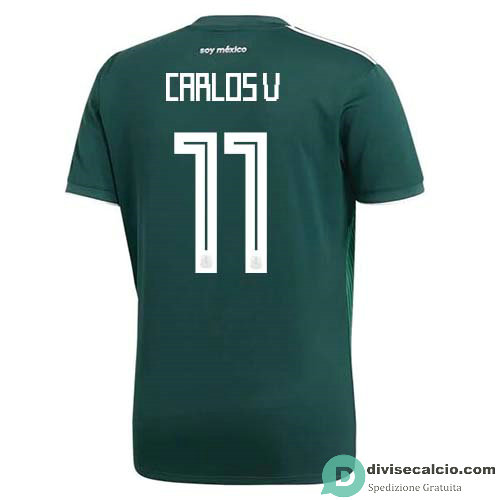 Maglia Messico Gara Home 11#CARLOS V 2018