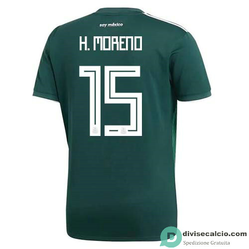 Maglia Messico Gara Home 15#H.MORENO 2018