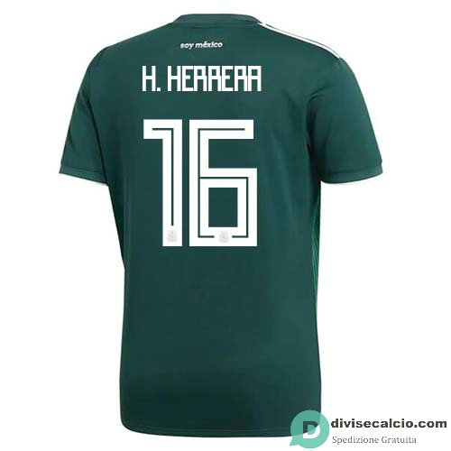 Maglia Messico Gara Home 16#H.HERRERA 2018