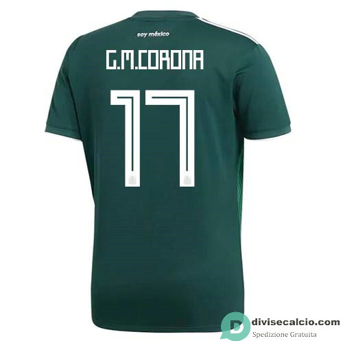 Maglia Messico Gara Home 17#G.M.CORONA 2018