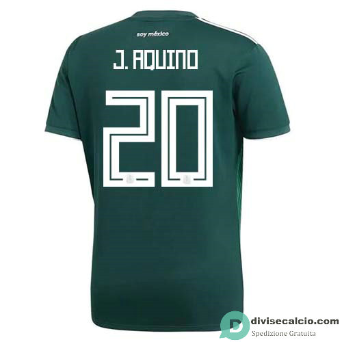 Maglia Messico Gara Home 20#J.AQUINO 2018