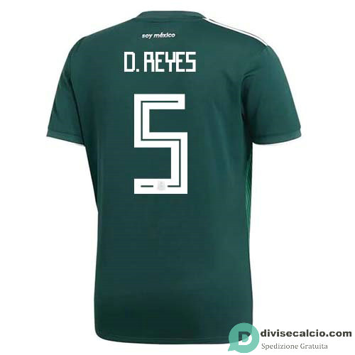 Maglia Messico Gara Home 5#D.REYES 2018