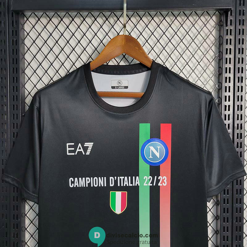 Maglia Napoli Campioni Black 2022/2023