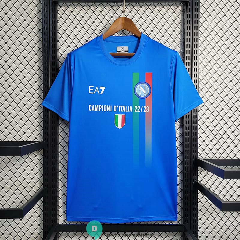 Maglia Napoli Campioni Blue 2022/2023