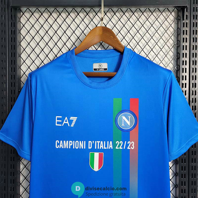 Maglia Napoli Campioni Blue 2022/2023