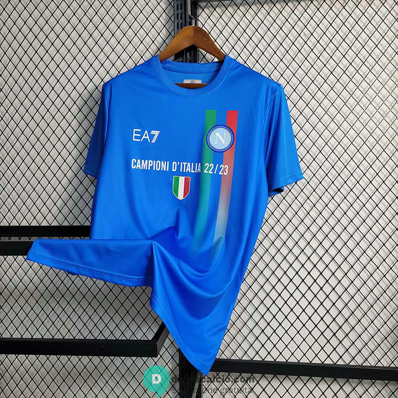 Maglia Napoli Campioni Blue 2022/2023