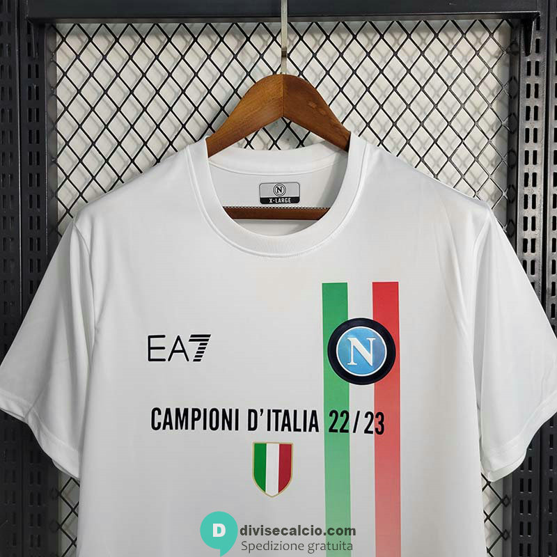 Maglia Napoli Campioni White 2022/2023