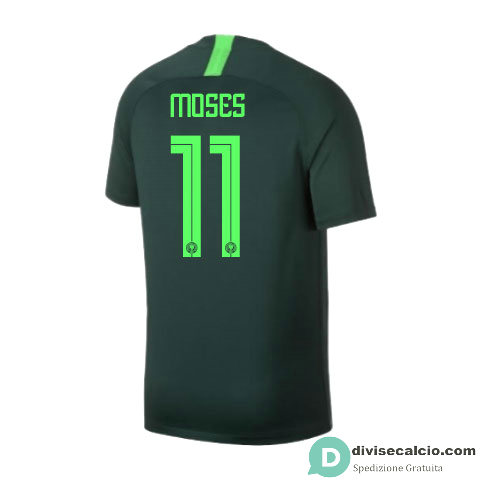 Maglia Nigeria Gara Away 11#MOSES 2018