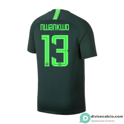 Maglia Nigeria Gara Away 13#NWANKWO 2018