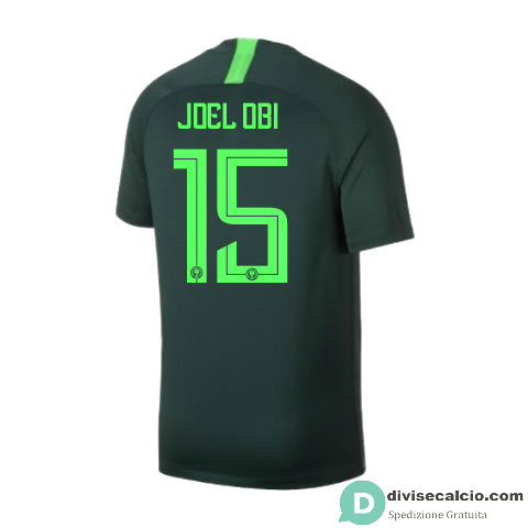 Maglia Nigeria Gara Away 15#JOEL OBI 2018