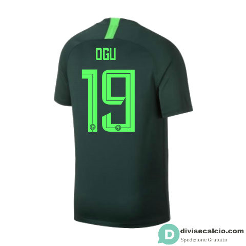 Maglia Nigeria Gara Away 19#OGU 2018
