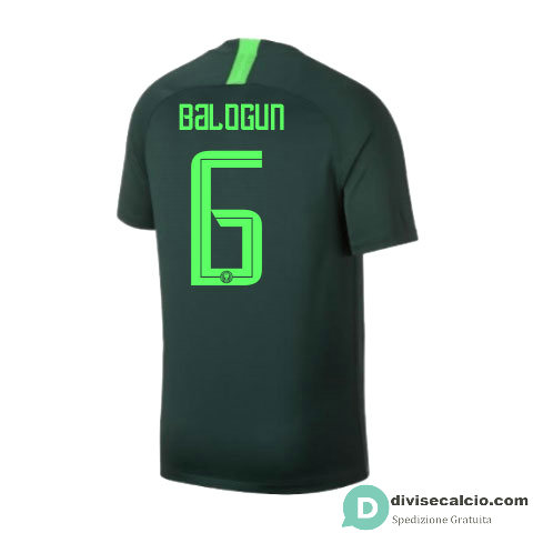 Maglia Nigeria Gara Away 6#BALOGUN 2018