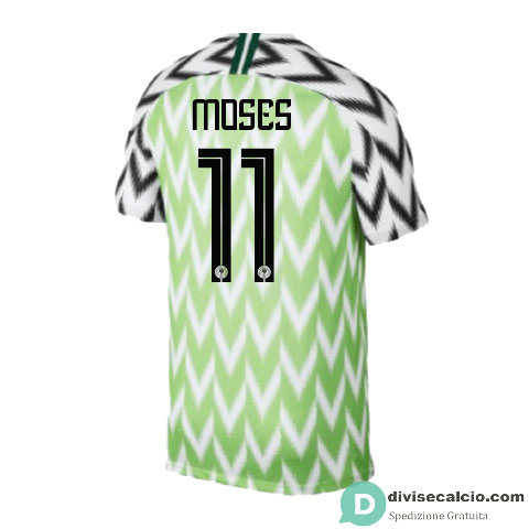 Maglia Nigeria Gara Home 11#MOSES 2018