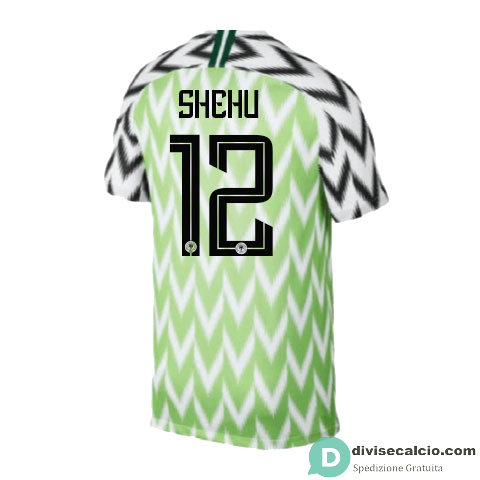 Maglia Nigeria Gara Home 12#SHEHU 2018