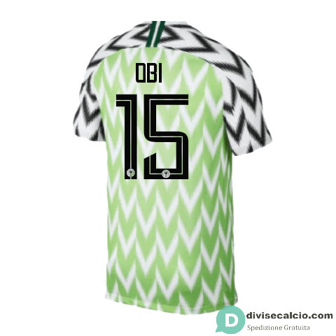 Maglia Nigeria Gara Home 15#JOEL OBI 2018