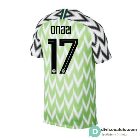 Maglia Nigeria Gara Home 17#ONAZI 2018