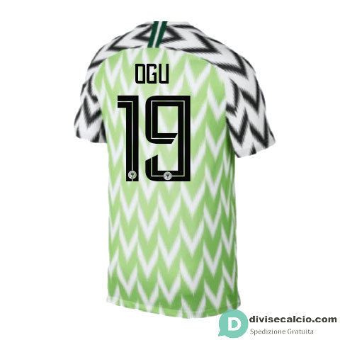 Maglia Nigeria Gara Home 19#OGU 2018
