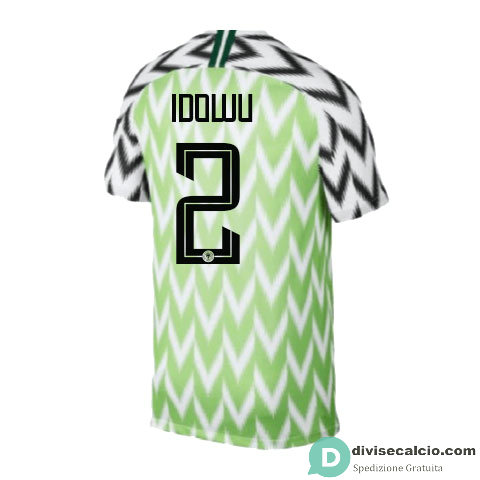 Maglia Nigeria Gara Home 2#IDOWU 2018