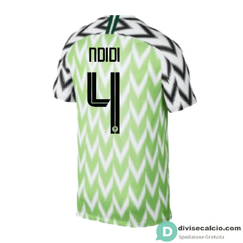 Maglia Nigeria Gara Home 4#NDIDI 2018
