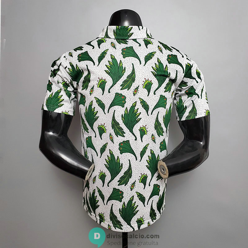 Maglia Nigeria Polo White Green 2020/2021