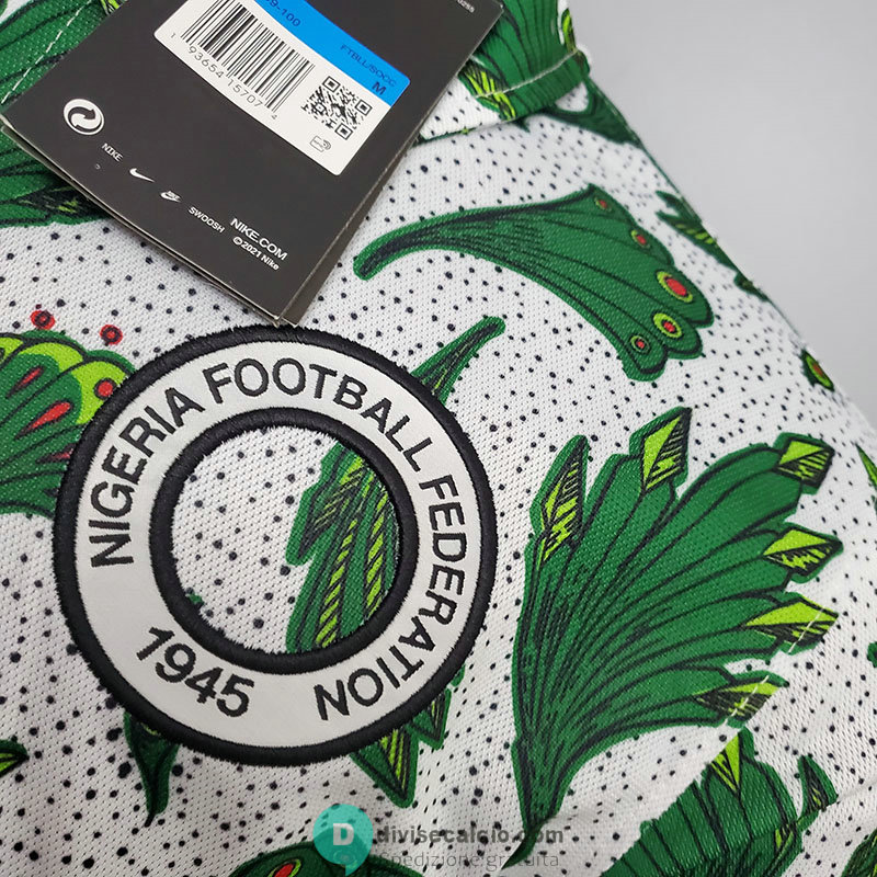 Maglia Nigeria Polo White Green 2020/2021