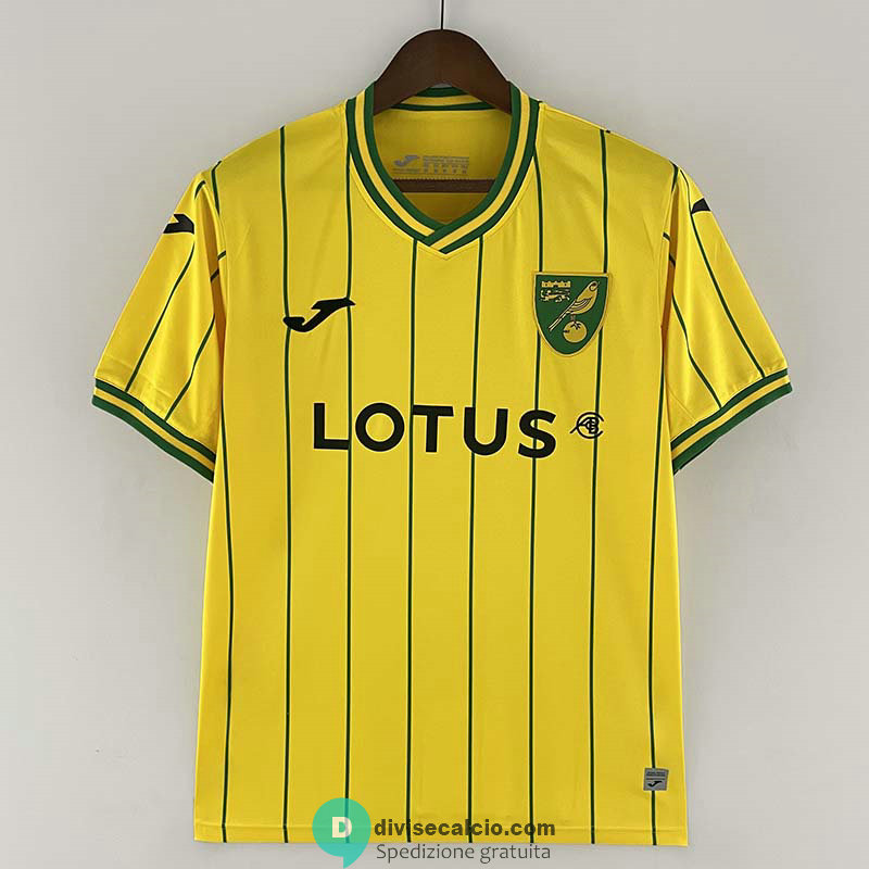 Maglia Norwich City Gara Home 2022/2023