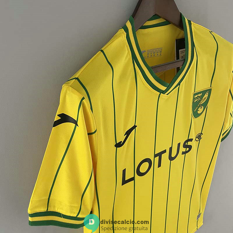 Maglia Norwich City Gara Home 2022/2023