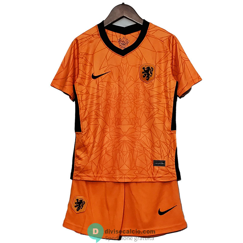 Maglia Olanda Euro Bambino Gara Home 2020