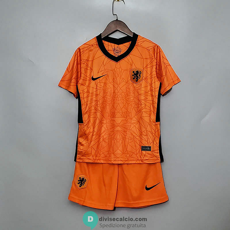 Maglia Olanda Euro Bambino Gara Home 2020