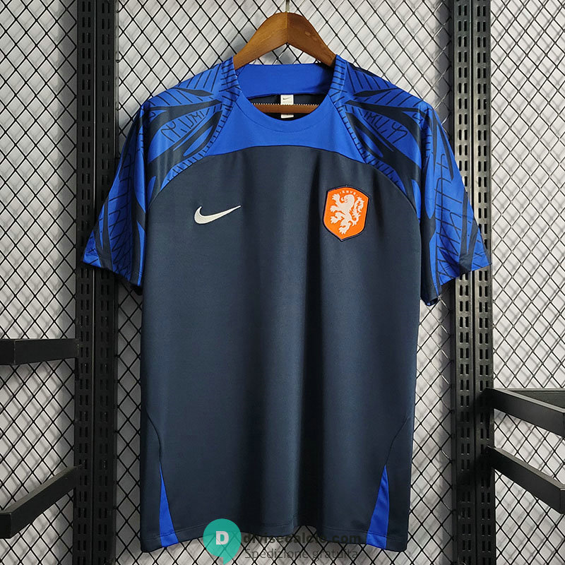 Maglia Olanda Training Suit Blue I 2022/2023