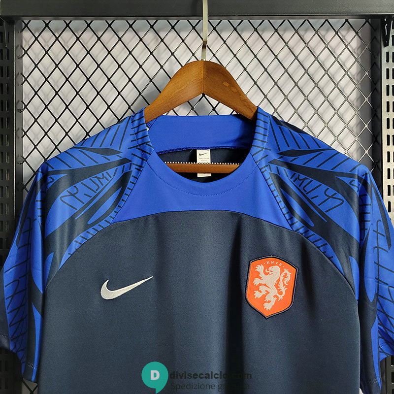 Maglia Olanda Training Suit Blue I 2022/2023