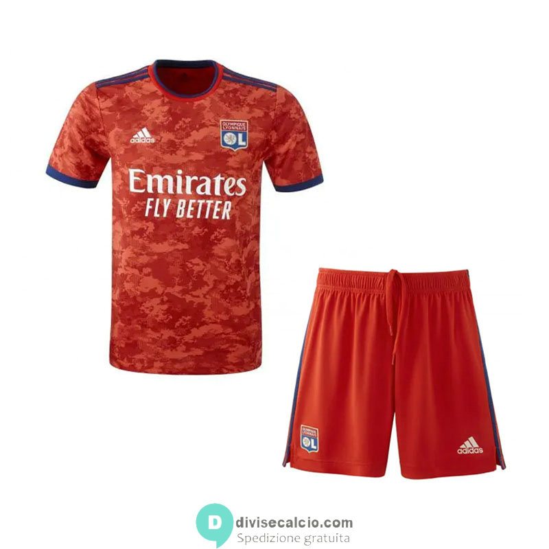 Maglia Olympique Lyonnais Bambino Gara Away 2021/2022