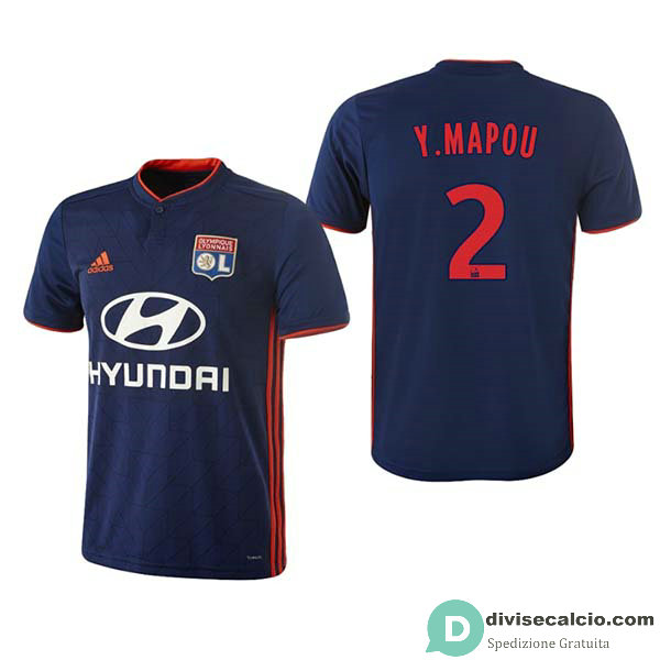 Maglia Olympique Lyonnais Gara Away 2#Y.MAPOU 2018-2019