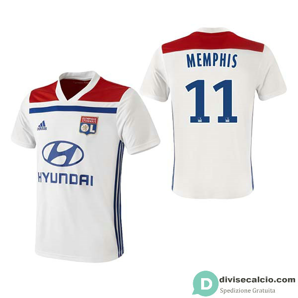 Maglia Olympique Lyonnais Gara Home 11#MEMPHIS 2018-2019