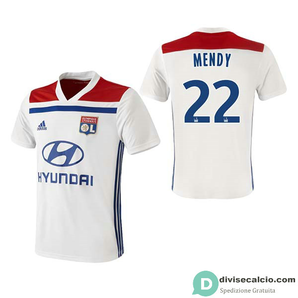 Maglia Olympique Lyonnais Gara Home 22#MENDY 2018-2019