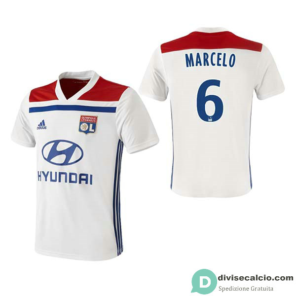 Maglia Olympique Lyonnais Gara Home 6#MARCELO 2018-2019