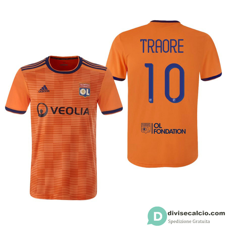 Maglia Olympique Lyonnais Gara Third 10#TRAORE 2018-2019