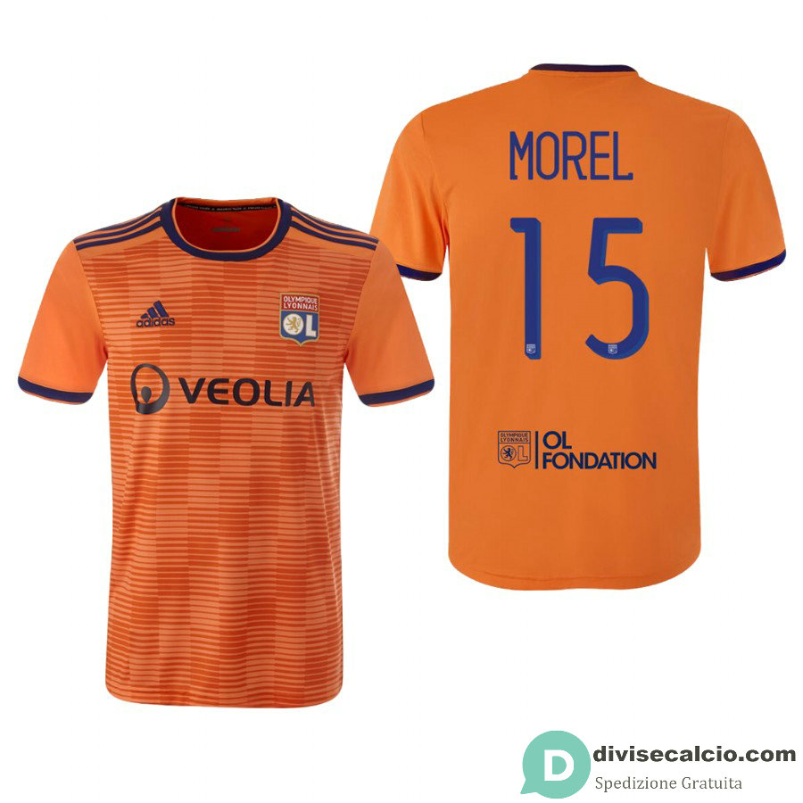 Maglia Olympique Lyonnais Gara Third 15#MOREL 2018-2019