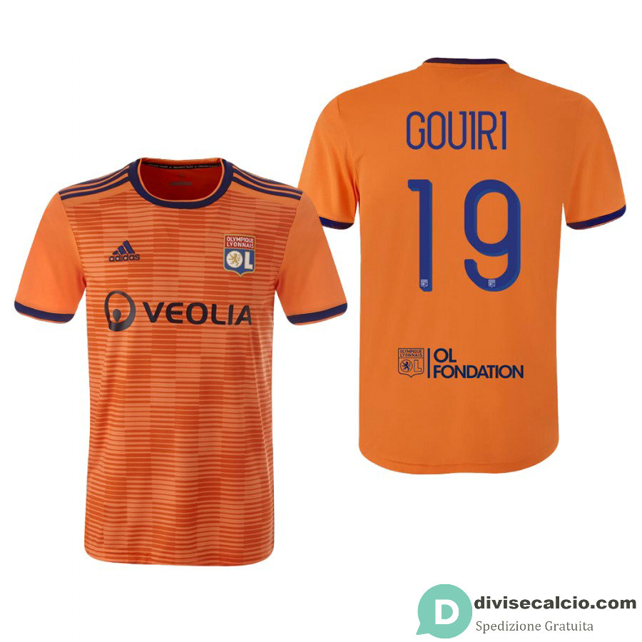 Maglia Olympique Lyonnais Gara Third 19#GOUIRI 2018-2019