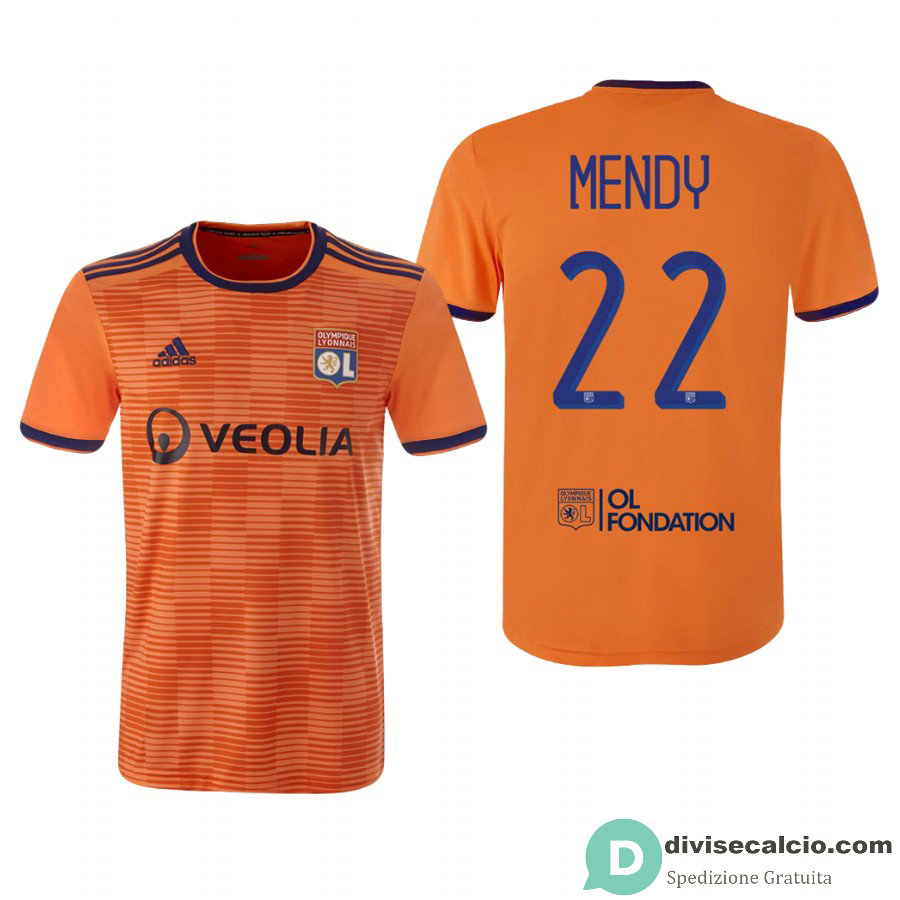 Maglia Olympique Lyonnais Gara Third 22#MENDY 2018-2019