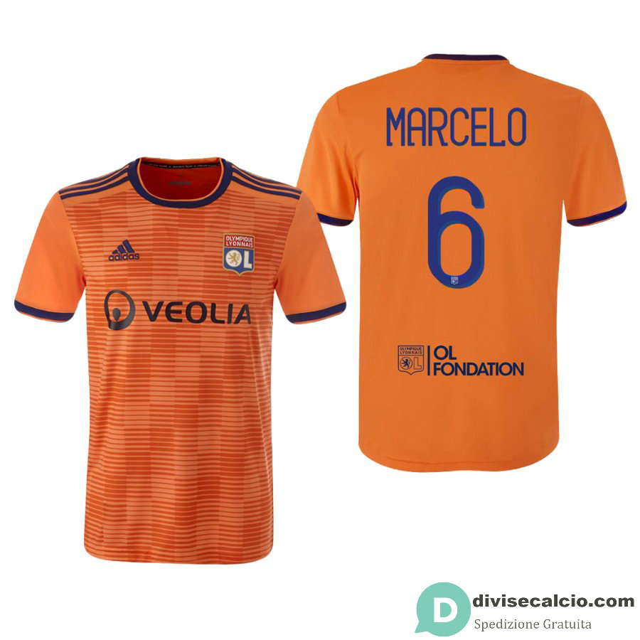 Maglia Olympique Lyonnais Gara Third 6#MARCELO 2018-2019