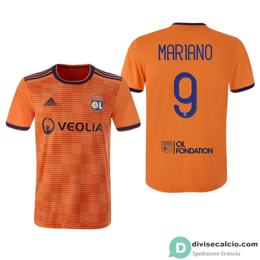 Maglia Olympique Lyonnais Gara Third 9#MARIANO 2018-2019