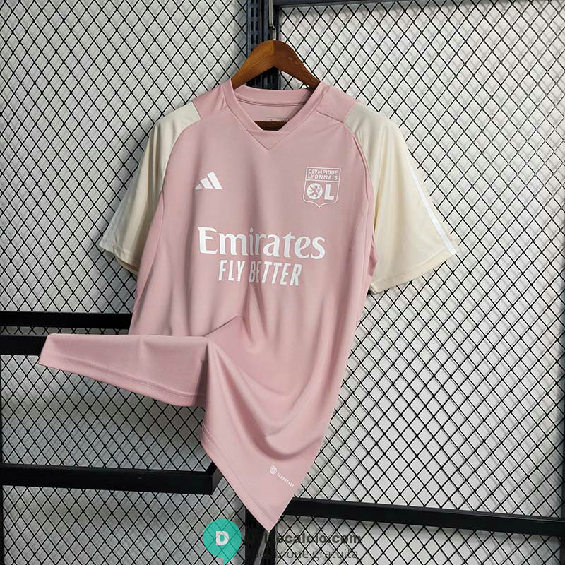 Maglia Olympique Lyonnais Training Suit Pink I 2023/2024