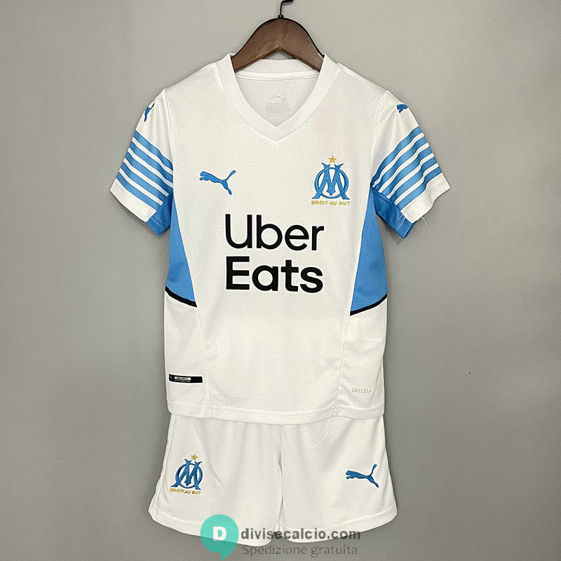 Maglia Olympique Marseille Bambino Gara Home 2021/2022