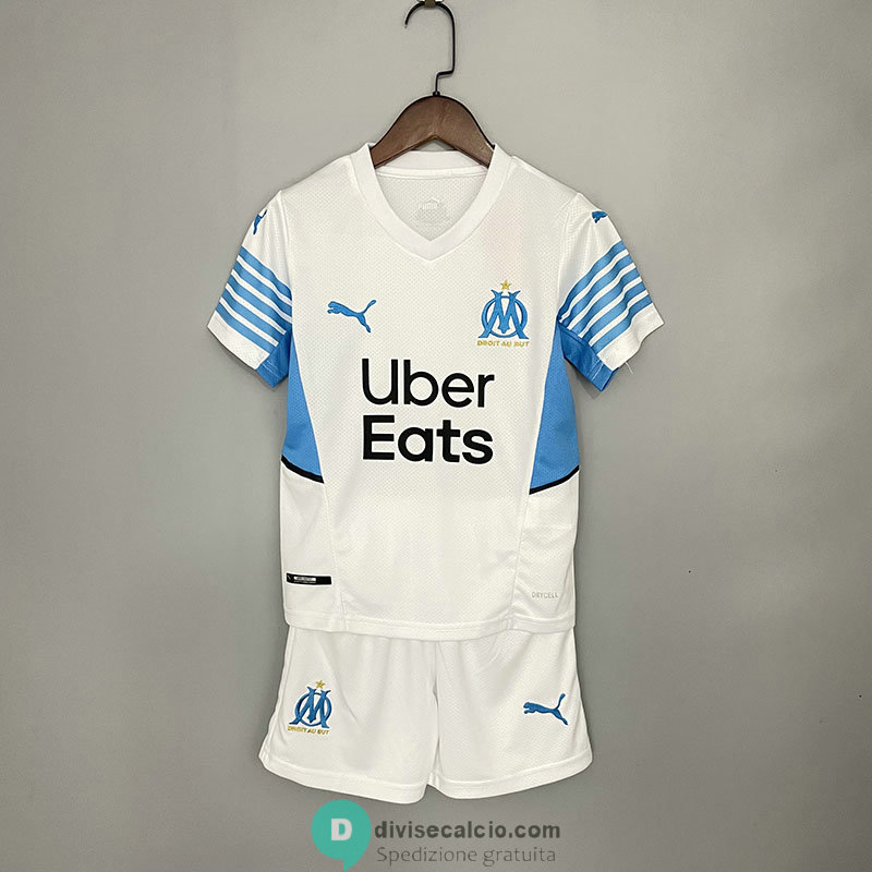 Maglia Olympique Marseille Bambino Gara Home 2021/2022