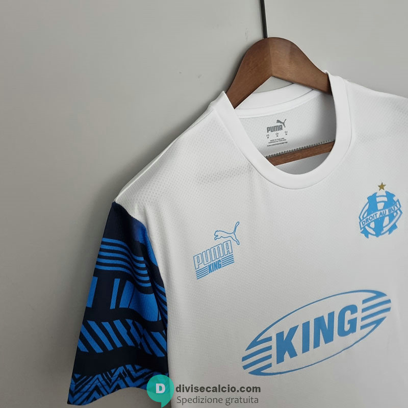 Maglia Olympique Marseille Football Heritage White 2022/2023