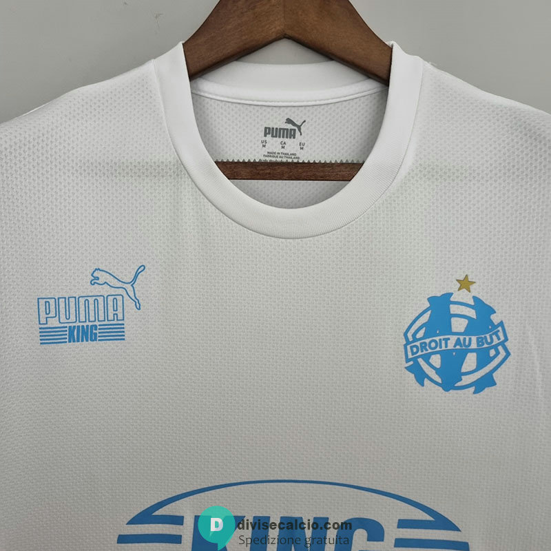 Maglia Olympique Marseille Football Heritage White 2022/2023
