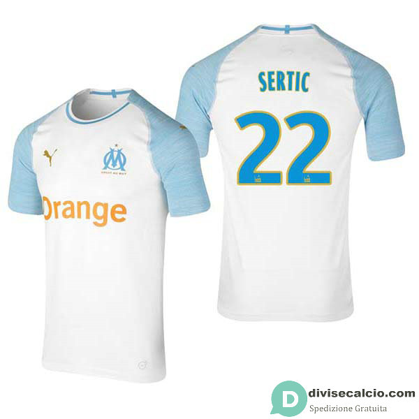 Maglia Olympique Marseille Gara Home 22#SERTIC 2018-2019