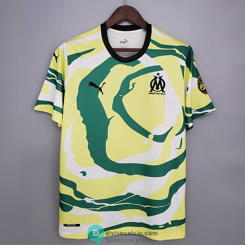 Maglia Olympique Marseille OM Africa Yellow 2021/2022